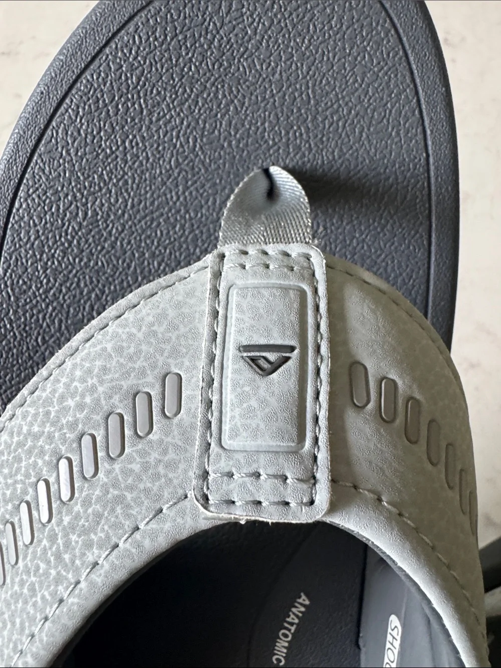 Men’s Reef Swellsole Cruiser Flip Flops (Gray/Light Gray/Blue)